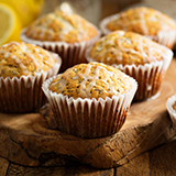 Lemon poppyseed muffins